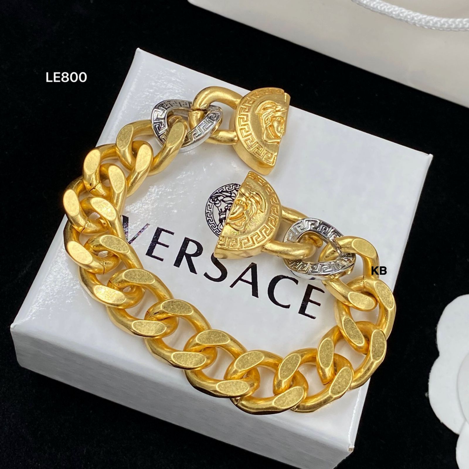 Versace Medusa chain bracelet