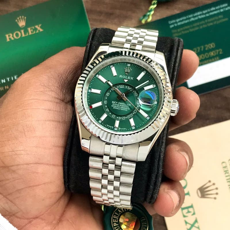 Classy rolex skydweller watch